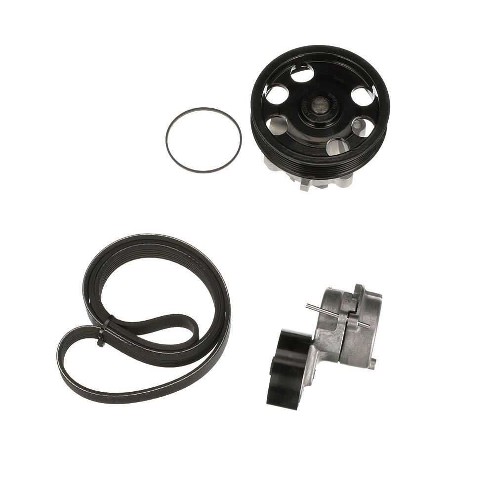 vandens siurblys + V formos rumbuotas diržas, komplektas