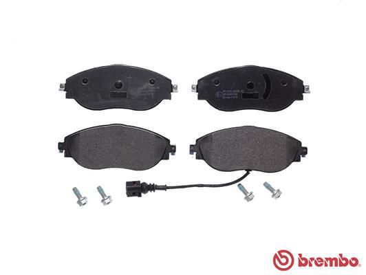 AUDI A3 2.0 AMBITION 8V 14-16 (FRT) *1 W/Sensor, Metal Pads - TecDoc 2