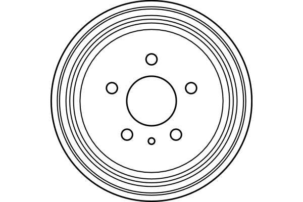 TRW BRAKE DRUM - TecDoc 2