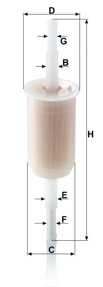 MANN-FILTER WK 32 (10) - Kraftstofffilter