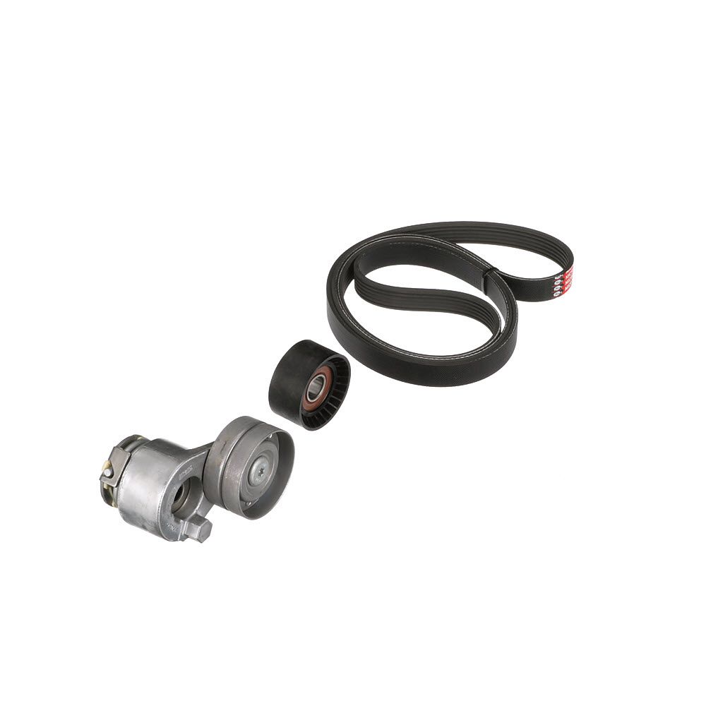 V formos rumbuotas diržas, komplektas