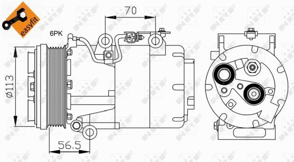 Compressor, air conditioning 32722