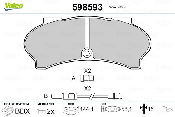 PLAQ FREIN PEUG J7, J9  9900