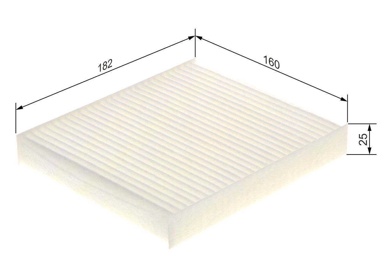 BOSCH 1 987 435 076 - Filter, Innenraumluft