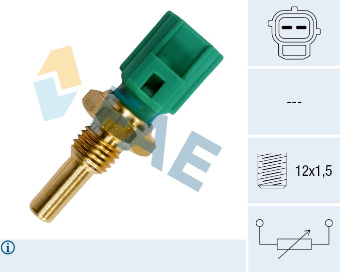 FAE 33250 - Sensor, &Ouml;ltemperatur
