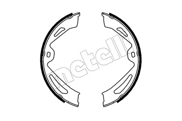 Brake Shoe Set, parking brake 53-0726