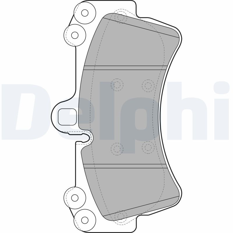 Brake Pad Set, disc brake LP1997