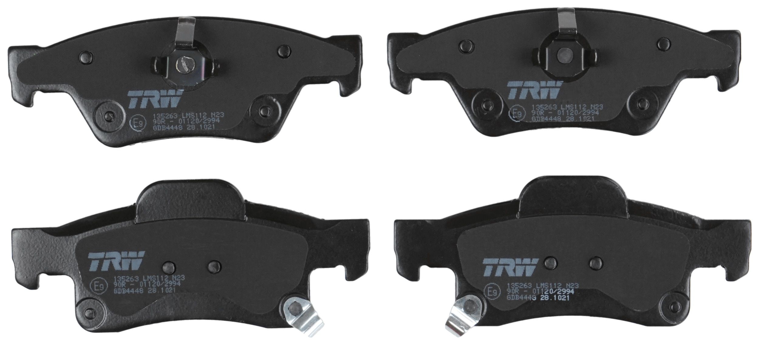 TRW DISC BRAKE PADS - TecDoc 2