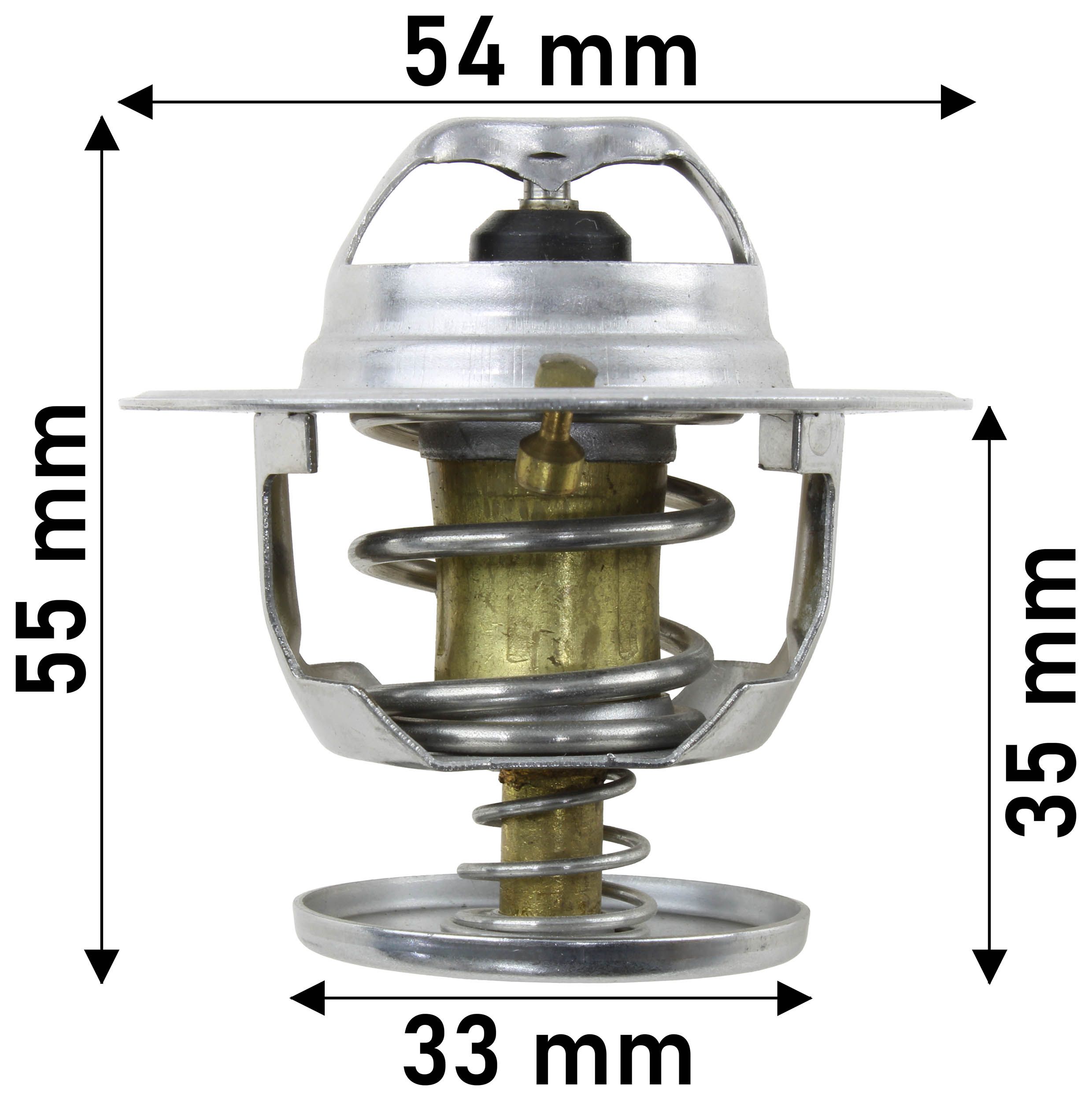 THERMOSTAT 54MM DIA 82C HYUNDAI/KIA - TecDoc Only