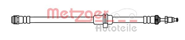 4119084 METZGER GREENPARTS fékcső
