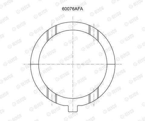 60076AFA GLYCO csapágy