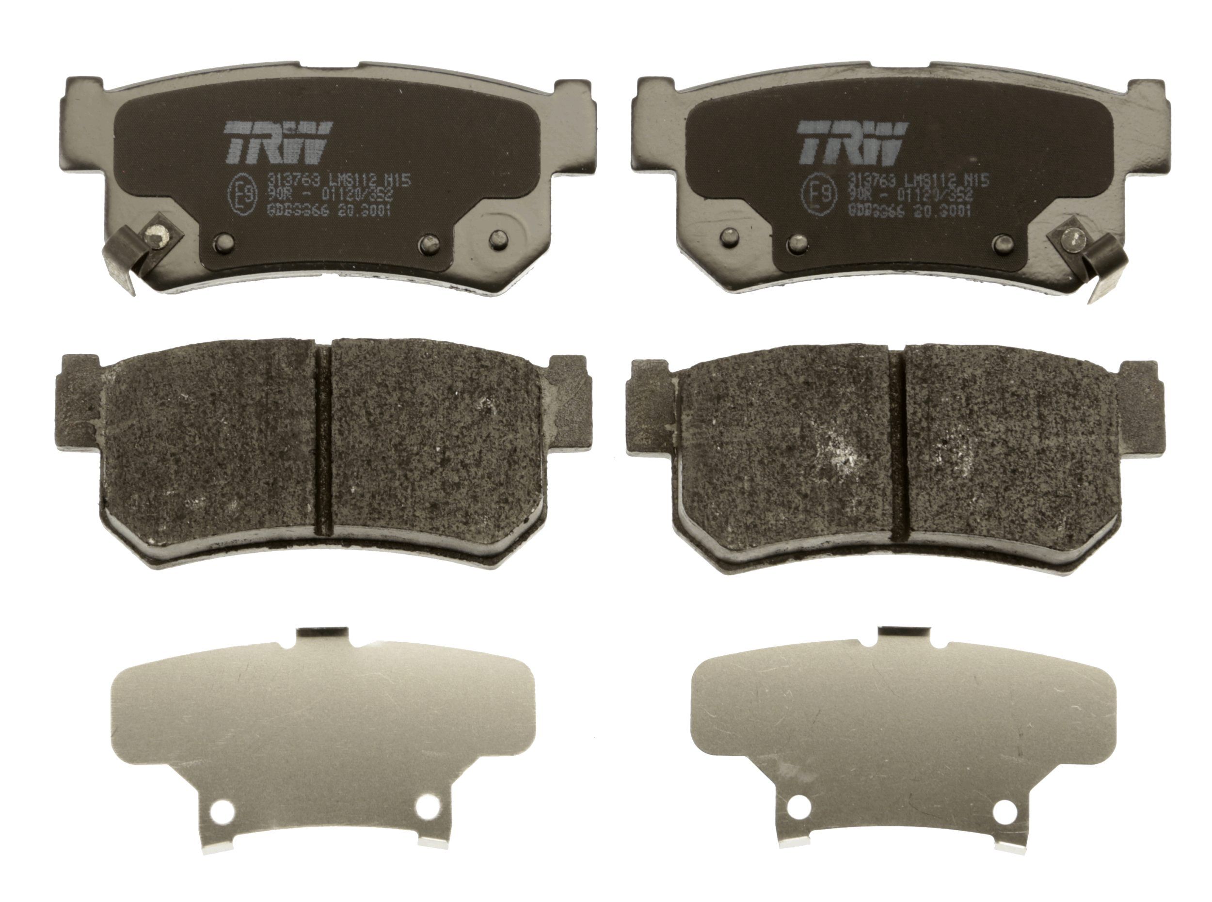 TRW DISC BRAKE PADS - TecDoc 2