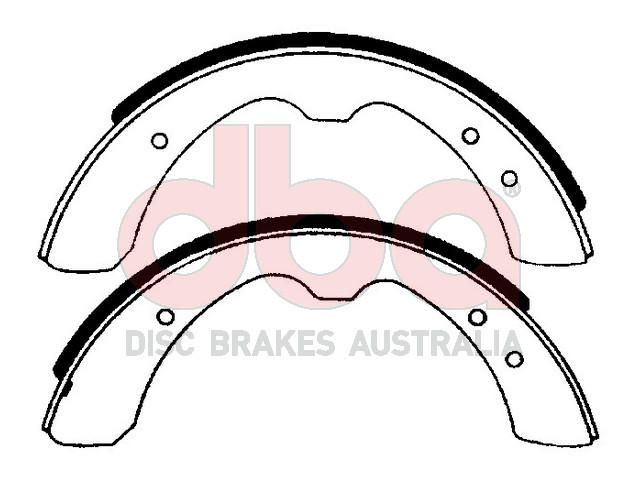 Street Series Brake Shoes [Nissan Cedric & Gloria 254mm] - TecDoc Only