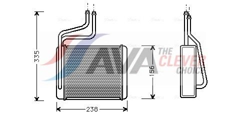 Wärmetauscher, Innenraumheizung