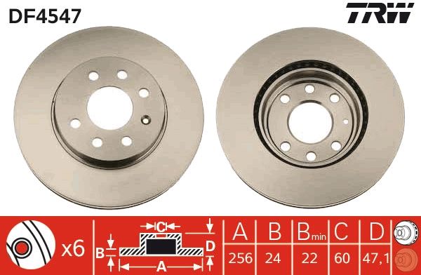 Brake Disc DF4547