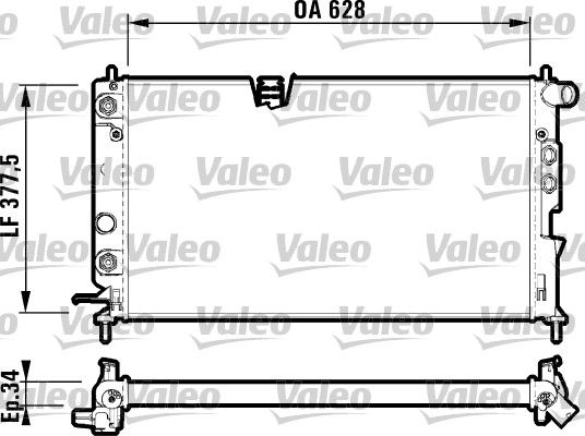 RAD MOT OPEL VECTRA B  .