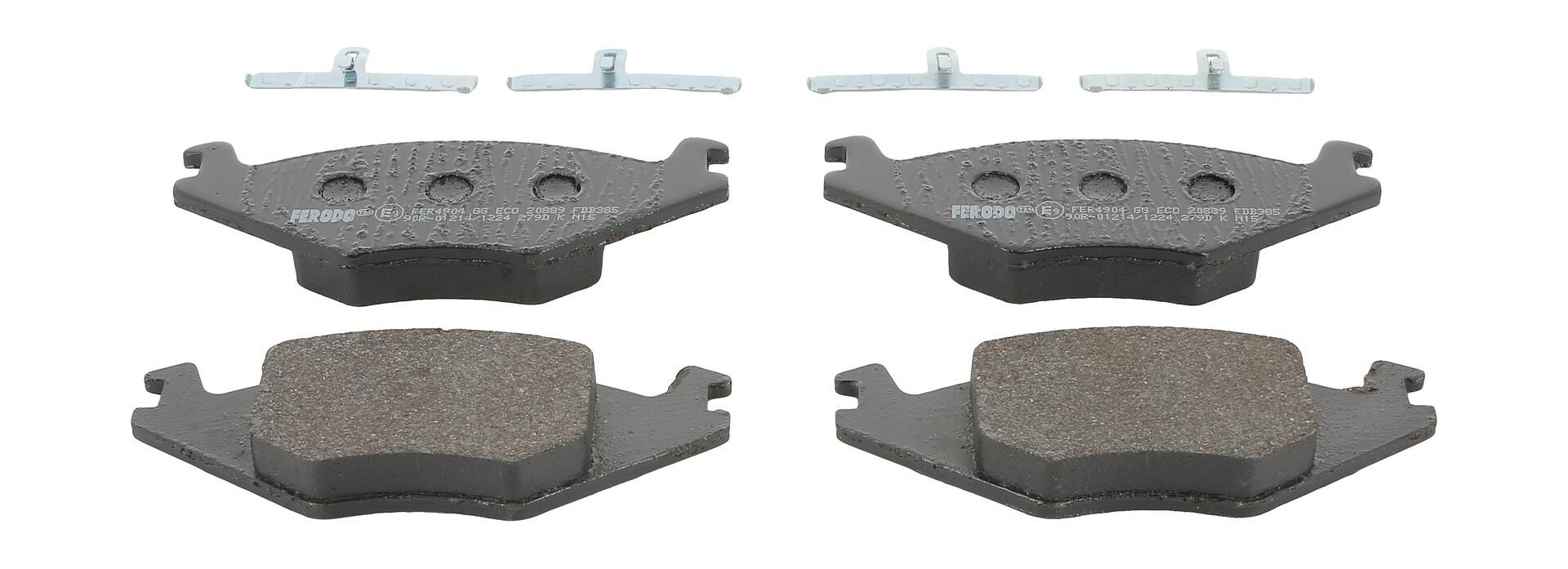 FERODO FDB385 - Bremsbelagsatz, Scheibenbremse PREMIER ECO FRICTION