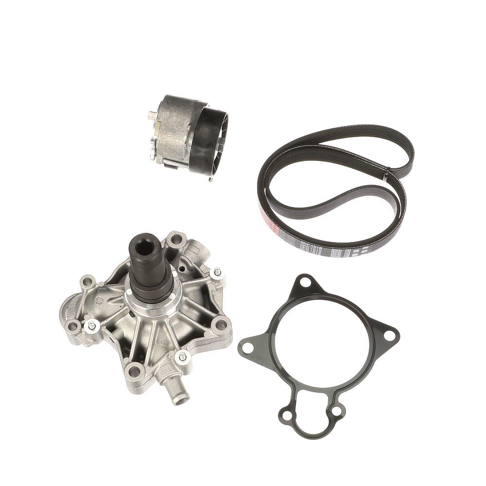 vandens siurblys + V formos rumbuotas diržas, komplektas