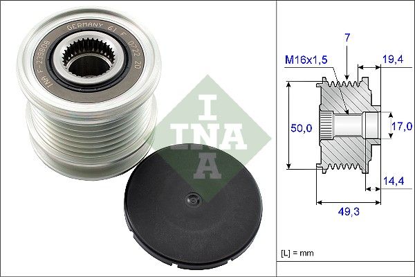 Alternator Freewheel Clutch 535 0140 10