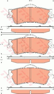 TRW DISC BRAKE PADS - TecDoc Only