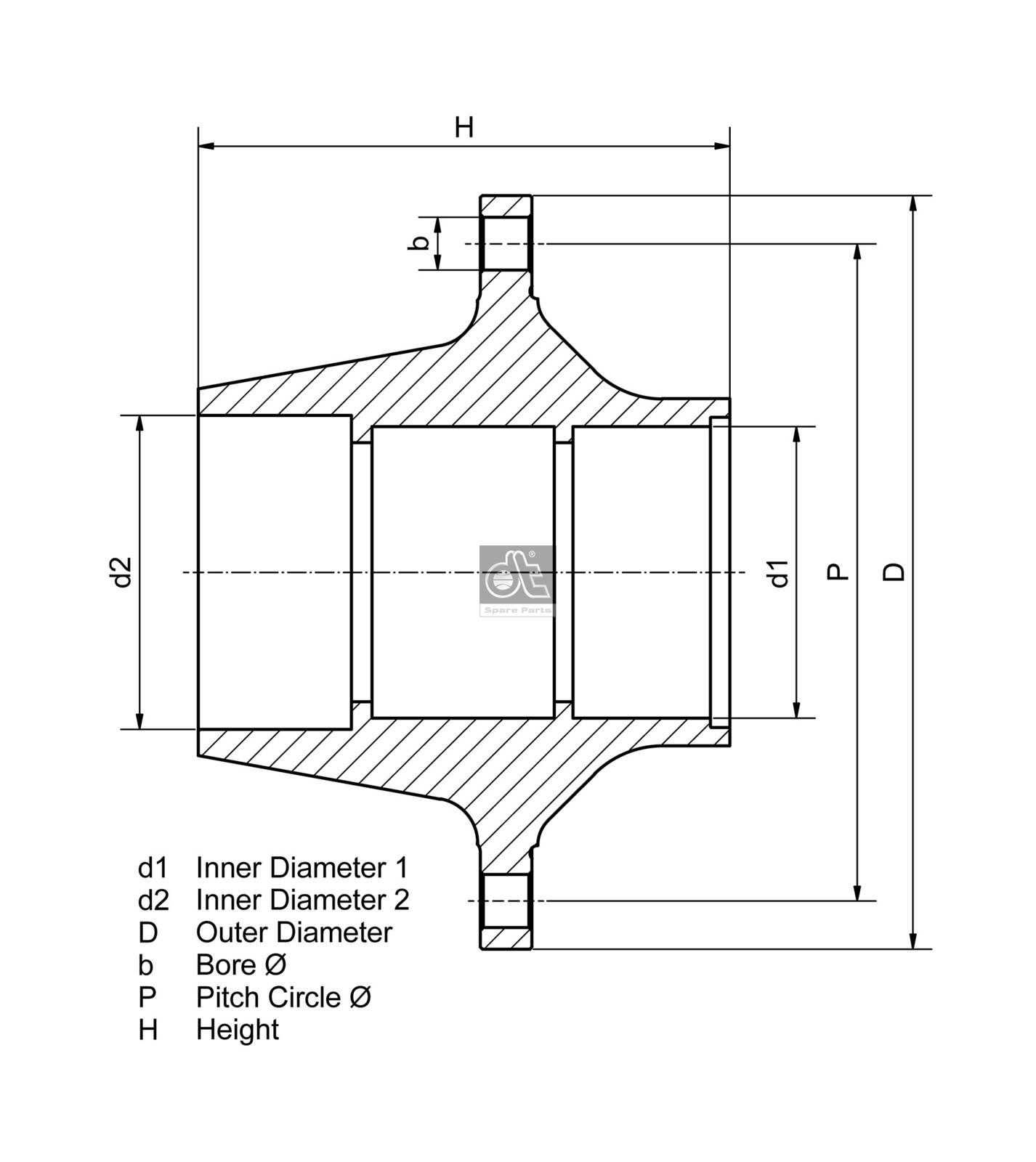 Wheel Hub 10.10412