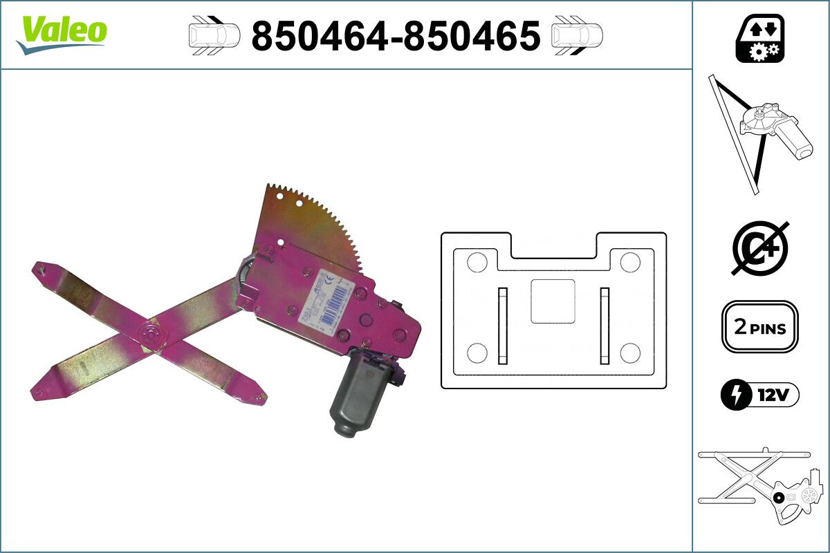 VALEO 850464 - Fensterheber
