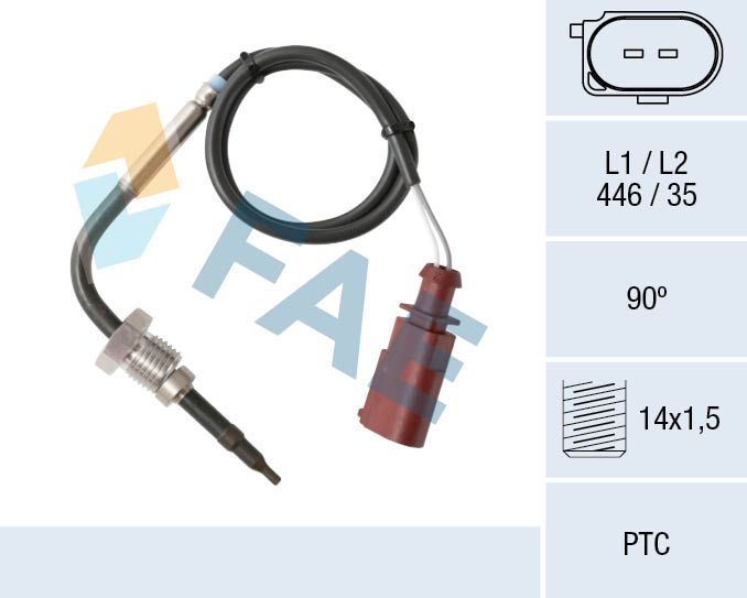 FAE 68011 - Sensor, Abgastemperatur