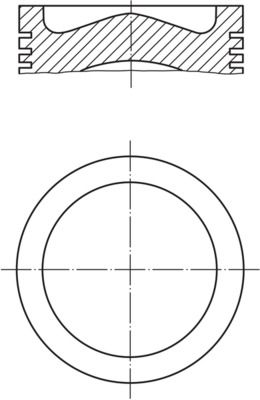 MAHLE 039 PI 00125 000 - Kolben