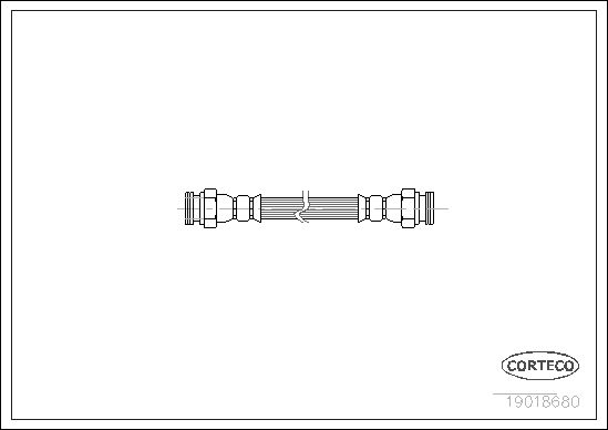 FLEXIBLE DE FREIN SKODA FAVORIT-  0705