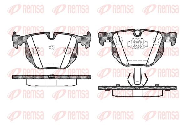 Premium Rear Brake Pad Set Premium Rear Brake Pad Set