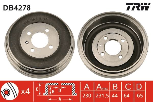 TAMBOUR DE FREIN  9900