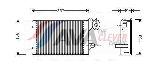 Wärmetauscher, Innenraumheizung