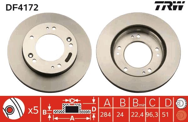 Brake Disc DF4172