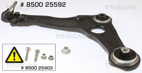 8500 25592 TRISCAN lengőkar, kerékfelfüggesztés