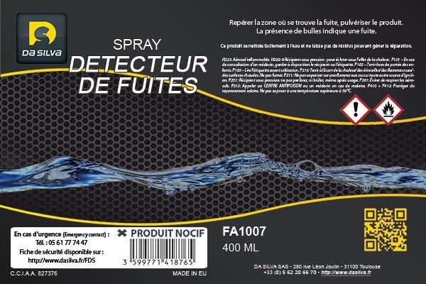 DETECT.FUITES SPRAY 400ML