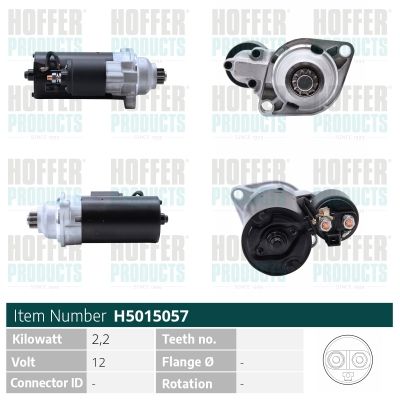H5015057 HOFFER önindító
