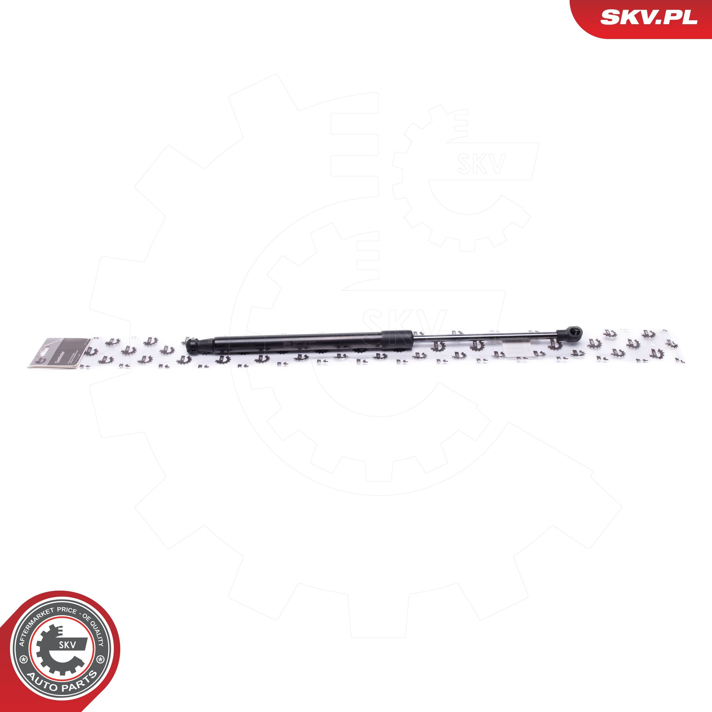 Gasfeder, Koffer-/Laderaum