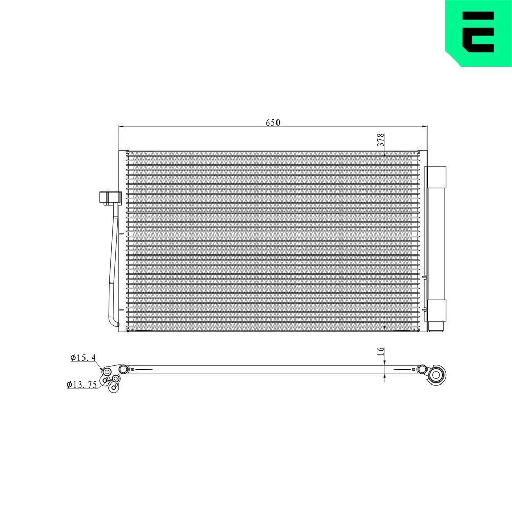 ERA 667368 - Kondensator, Klimaanlage