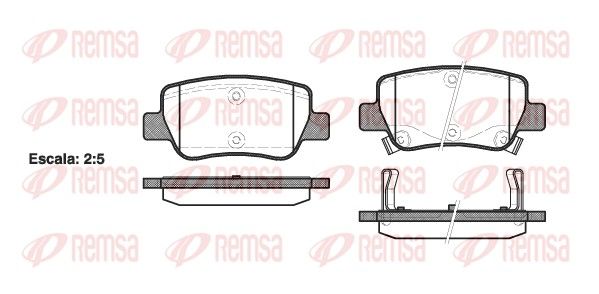 Premium Rear Brake Pad Set Premium Rear Brake Pad Set