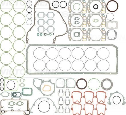 Juego completo de empaques, motor