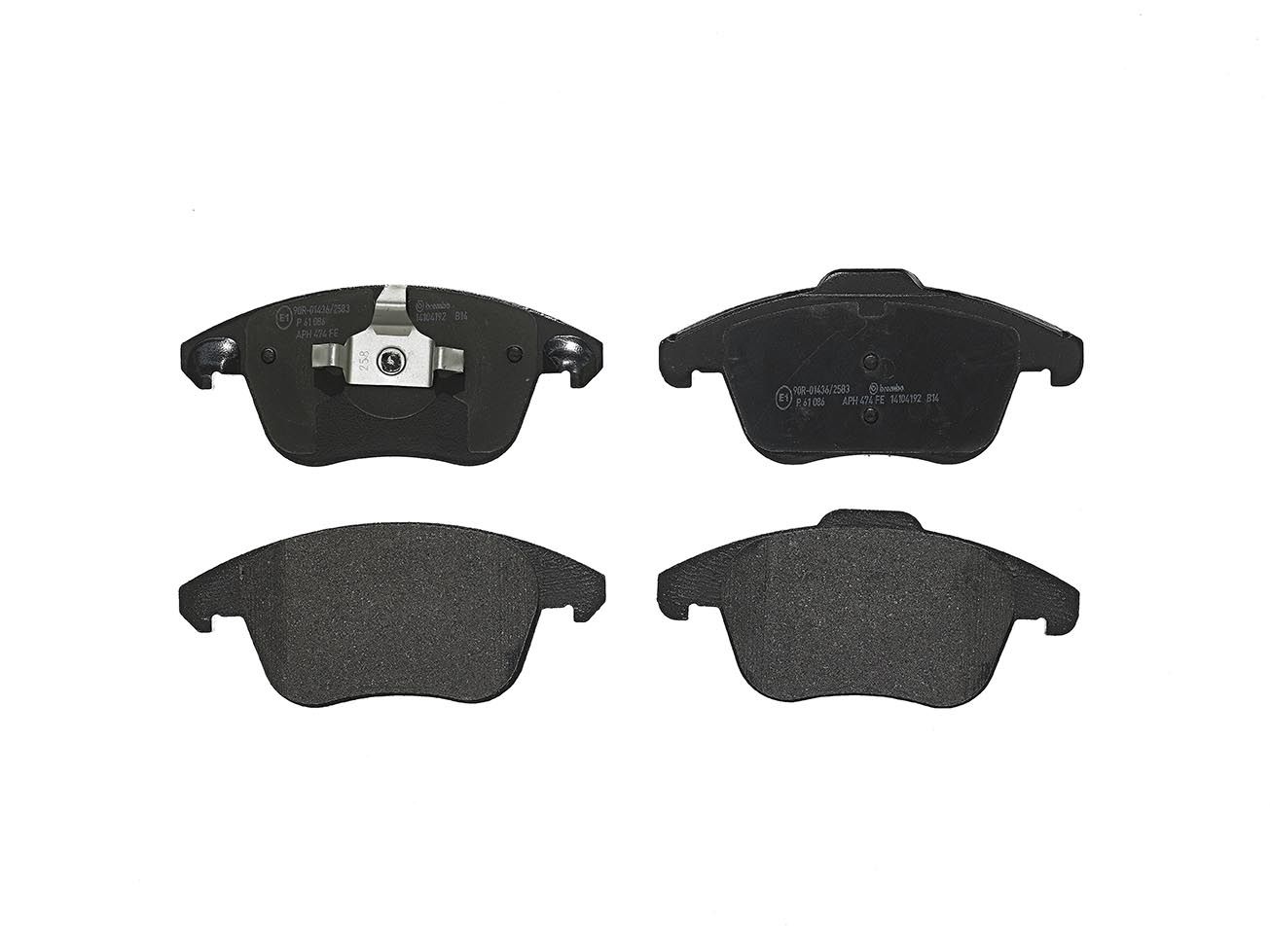 Brembo P 61 086 Bremsbelagsatz, Scheibenbremse