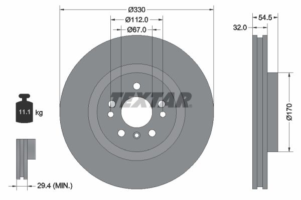 Brake Disc 92260405