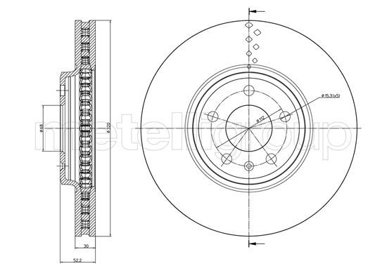 Brake Disc 23-1031C