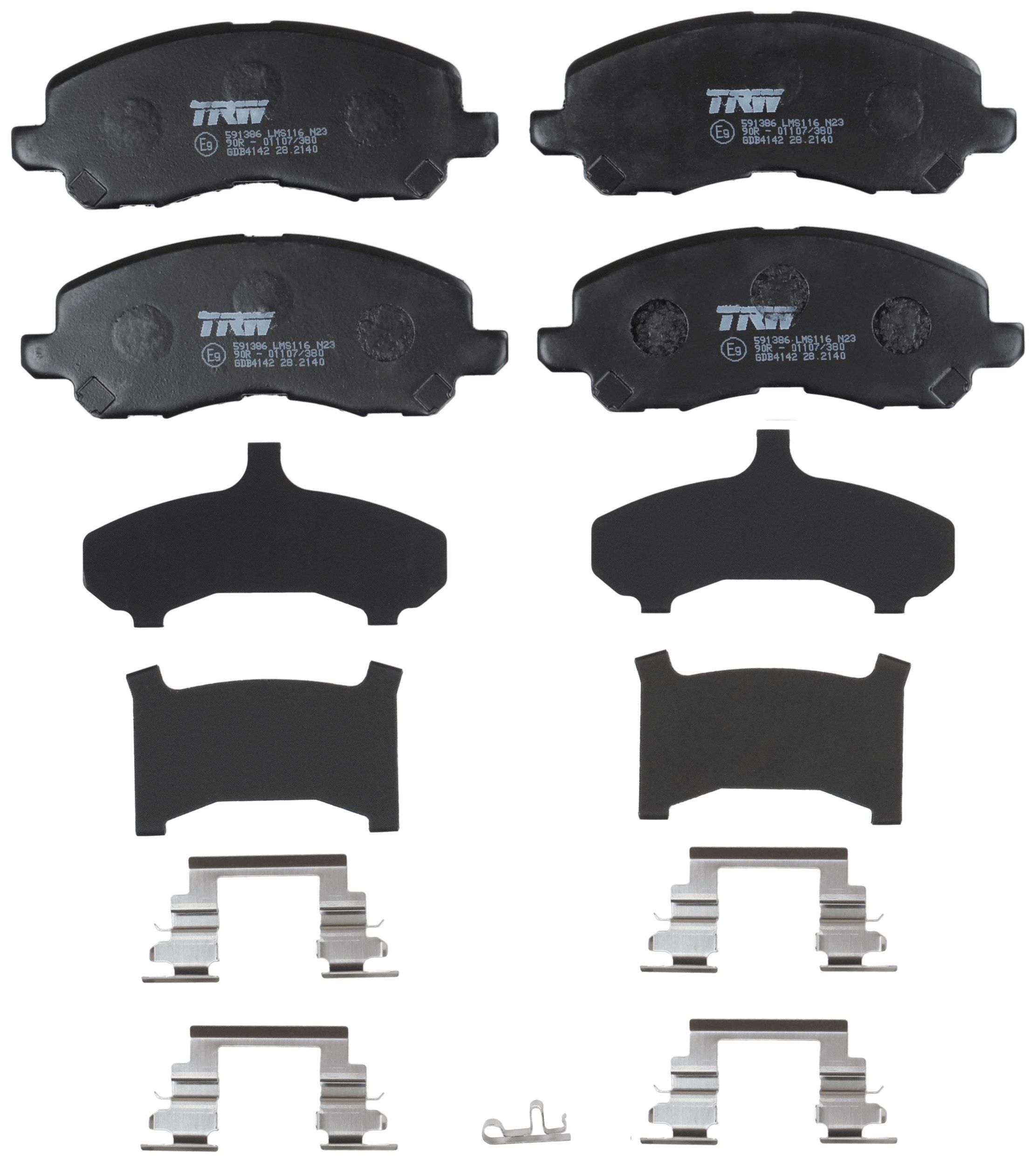 TRW DISC BRAKE PADS - TecDoc 2