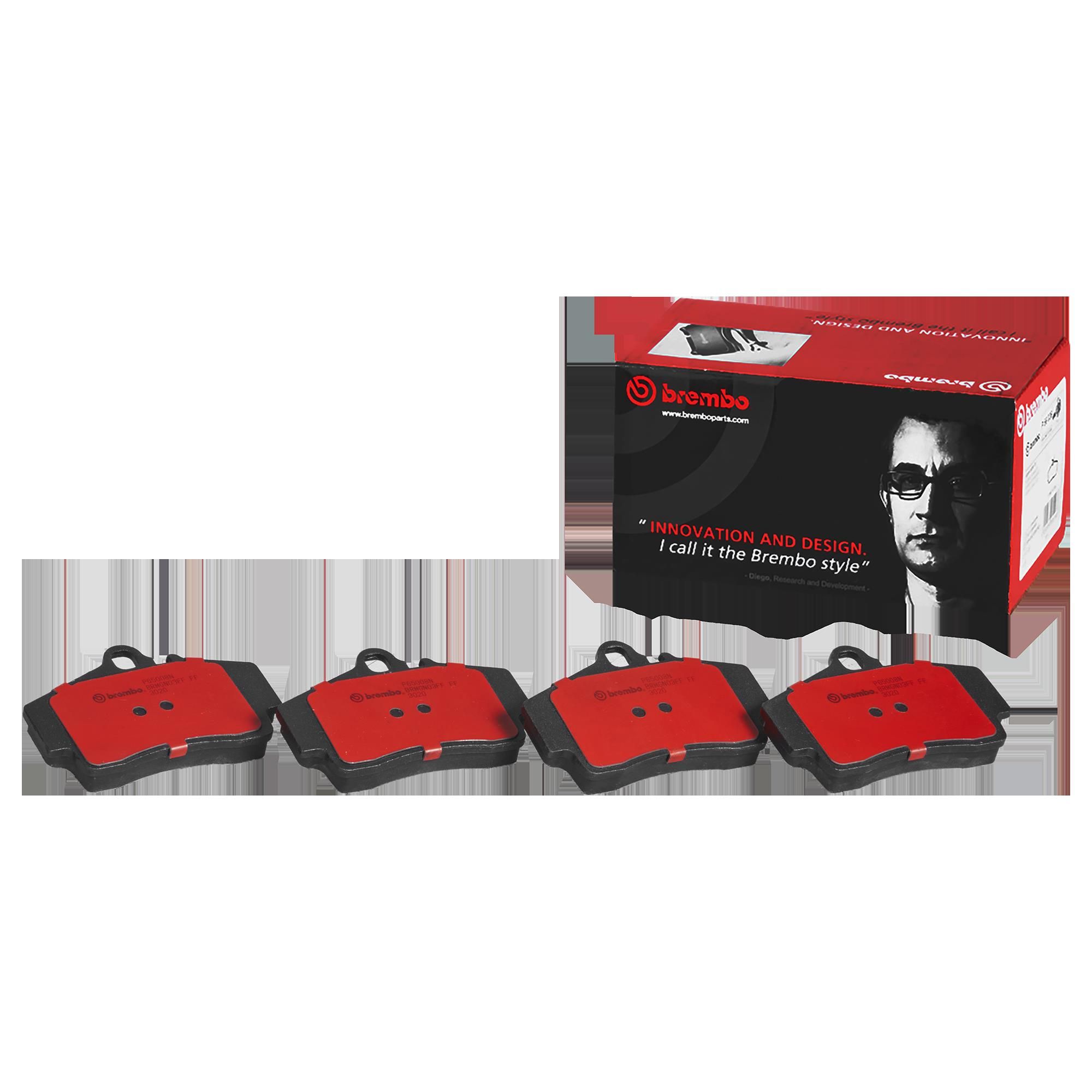 BREMBO DISC PAD -  PORSCHE BOXSTER 986 97-04 (RR) - TecDoc 1