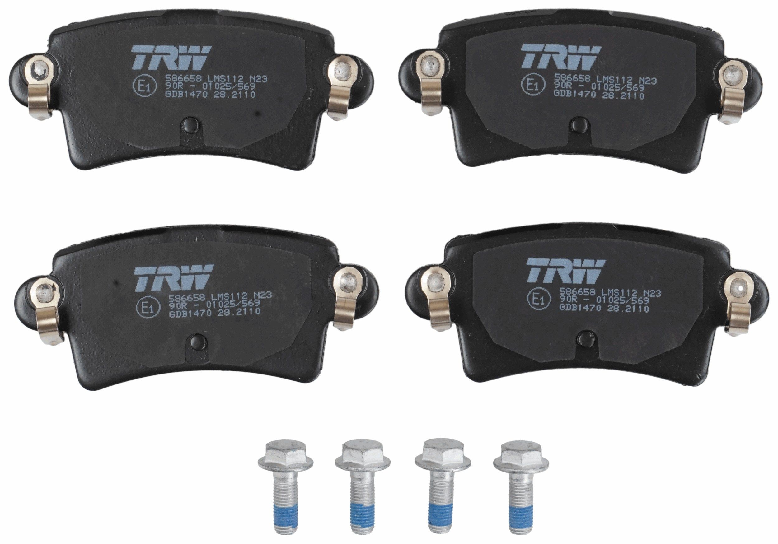 TRW DISC BRAKE PADS - TecDoc 2