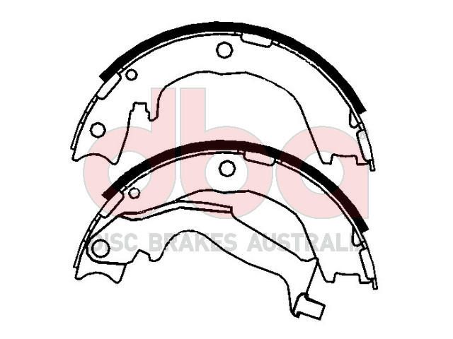Street Series Brake Shoes [Kia Parking Brake 190mm] - TecDoc Only