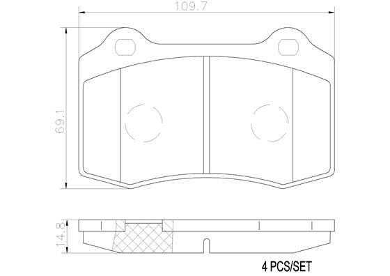 FORD FALCON XR8 FG 08-11 (RR) - TecDoc 1
