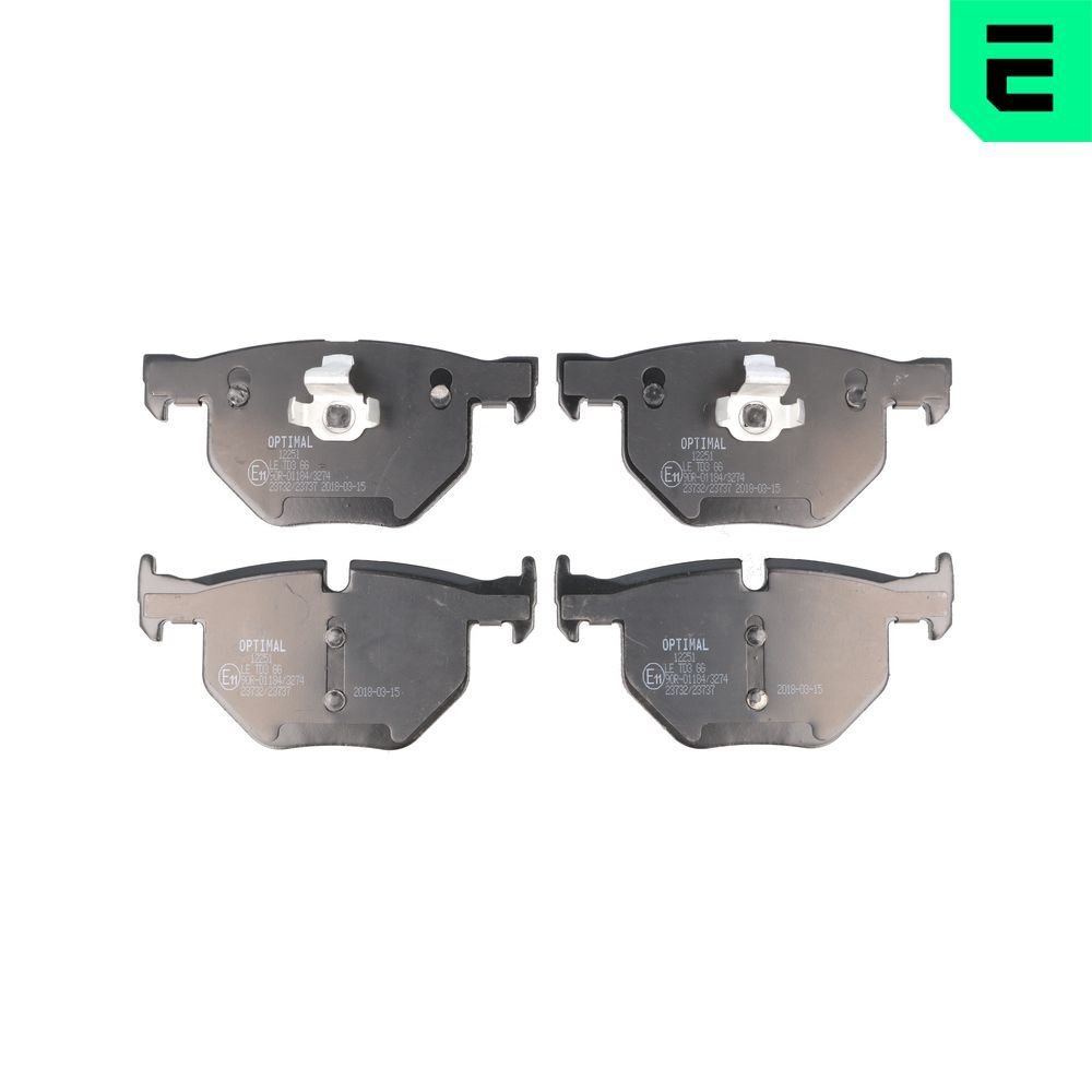 Bremsbelagsatz, Scheibenbremse