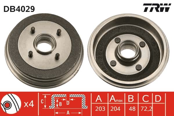 TAMBOUR DE FREIN  9900